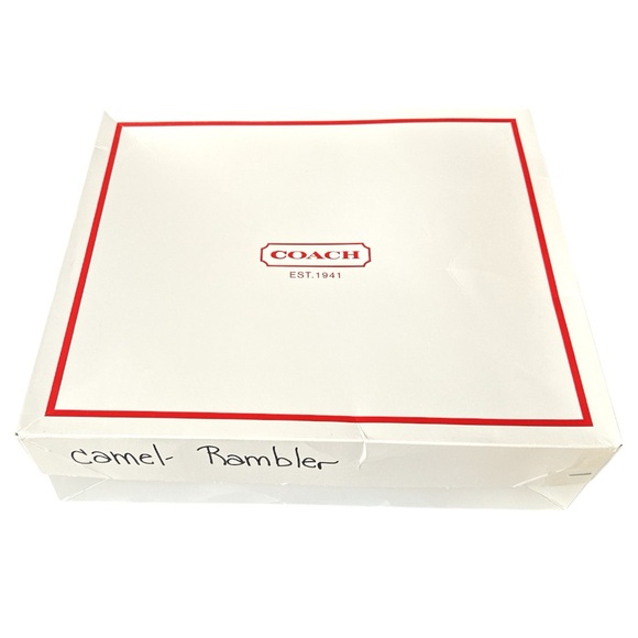 Coach Vintage Rambler’s Leather Crossbody Shoulder Purse Camel - Picture 11 of 13